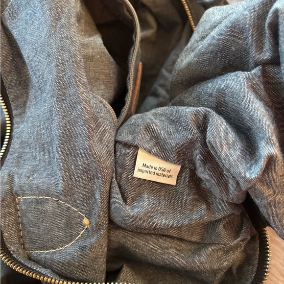 Clare V Weekender Black Leather Rustic Trim NWT - Picture 13 of 13